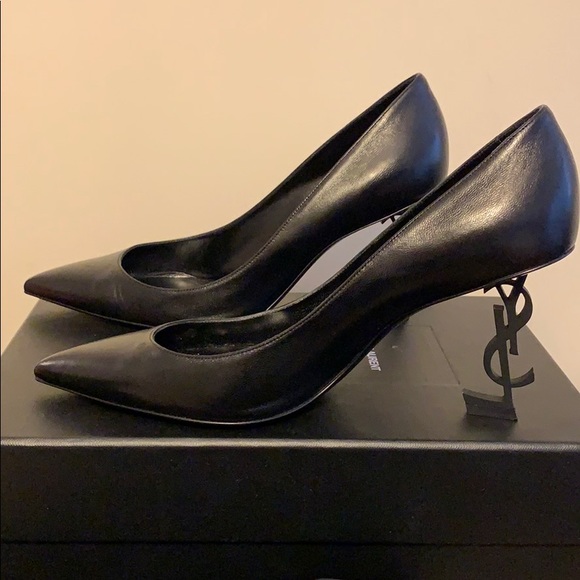 ***SOLD***YSL BLACK OPYUM 85mm HEEL SIZE 40 - Picture 3 of 6